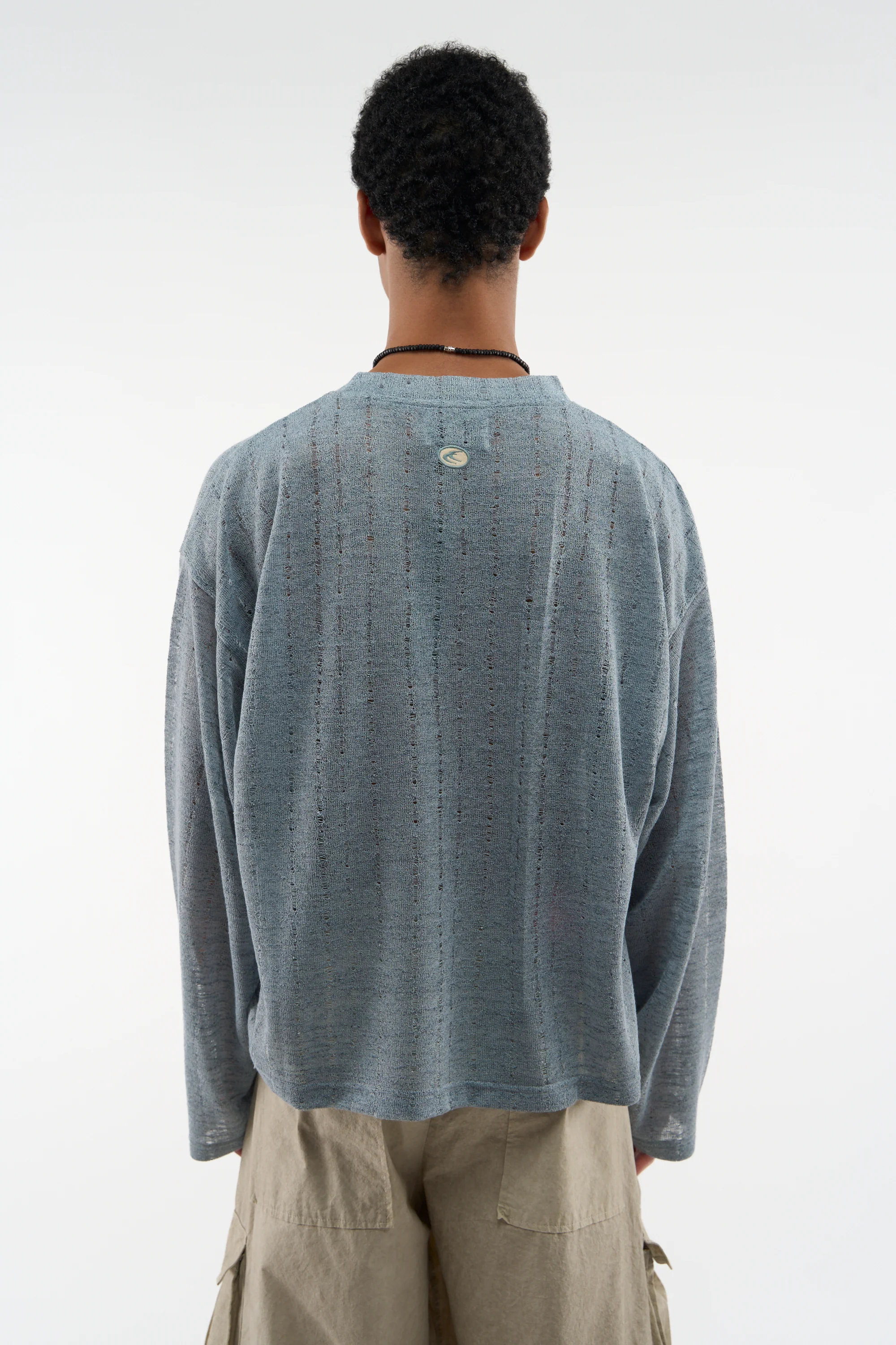 Abar Blue Knit Longsleeve - Image 3