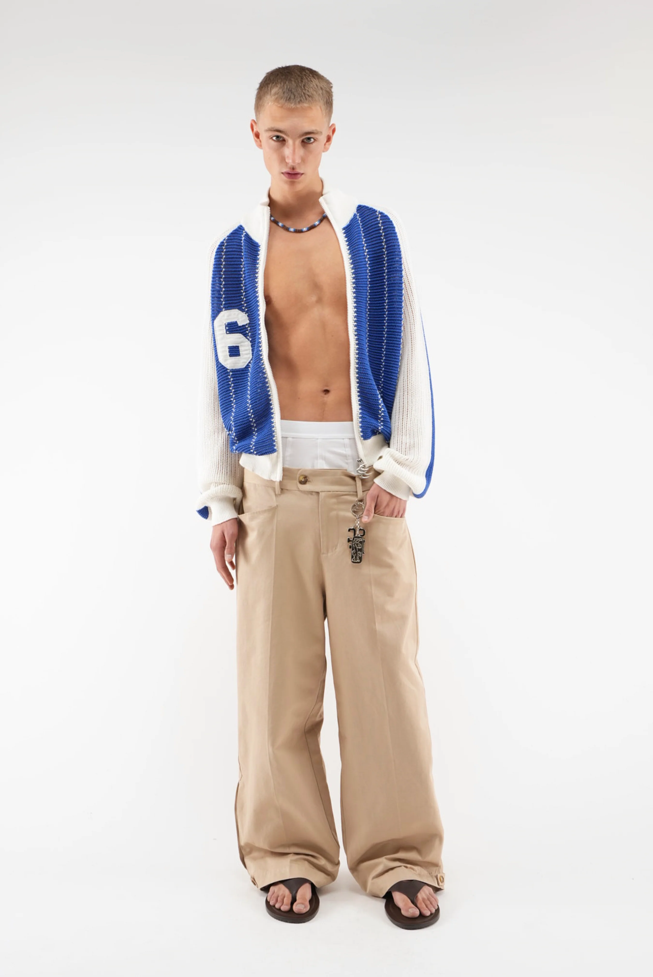 Beacon Navy Knit Zipper - Image 4