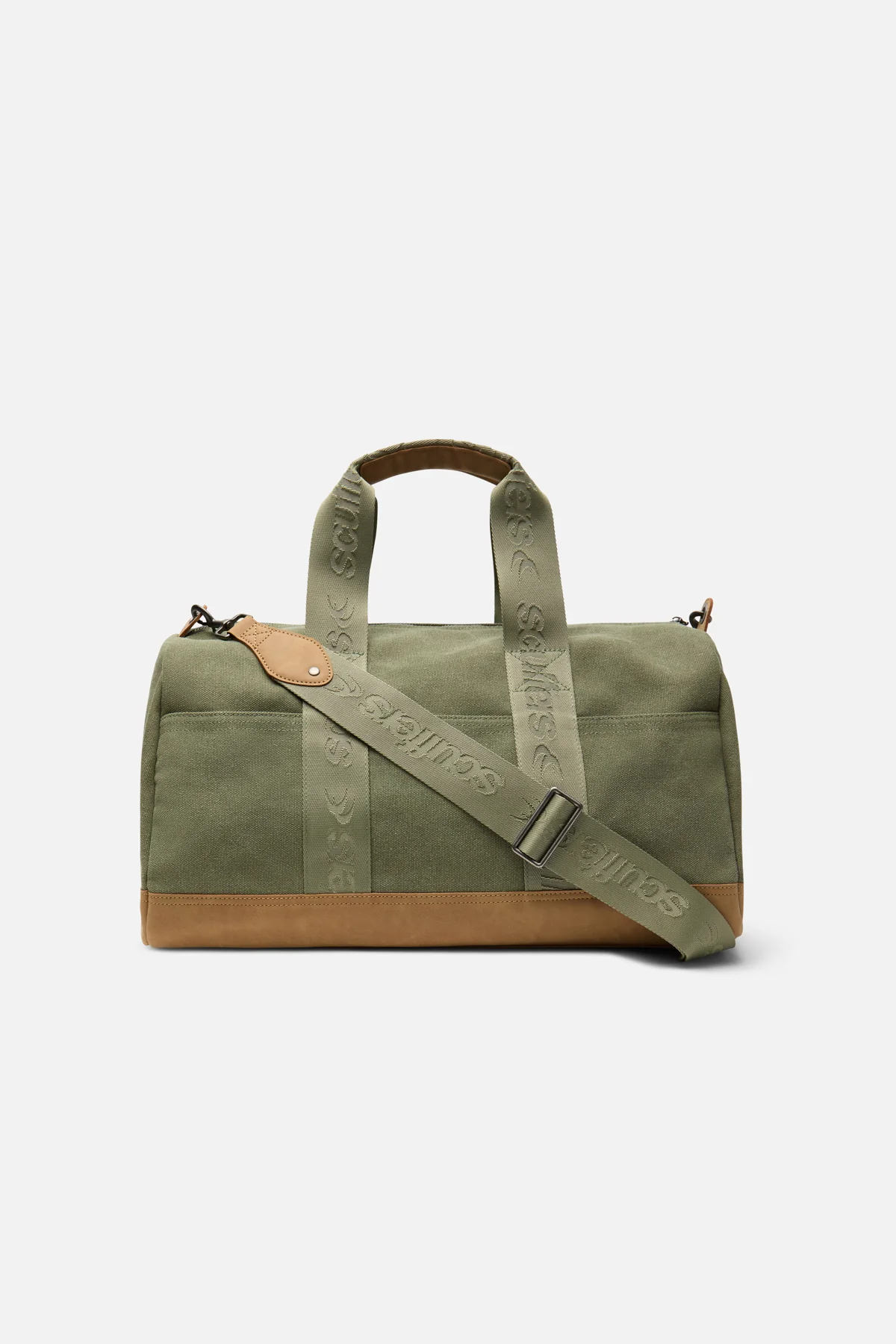 Canvas Green Duffle Bag - Image 3
