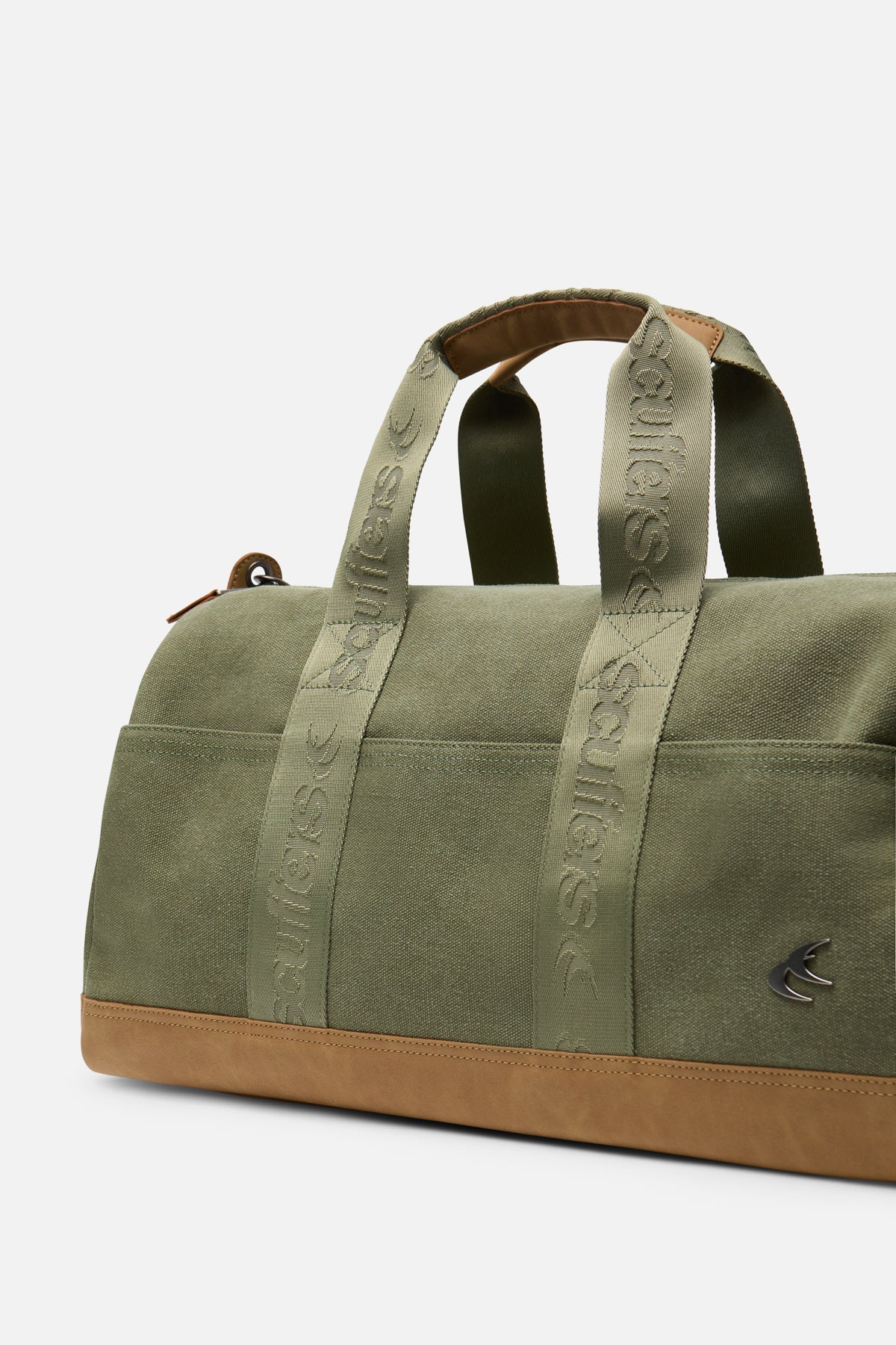 Canvas Green Duffle Bag - Image 5