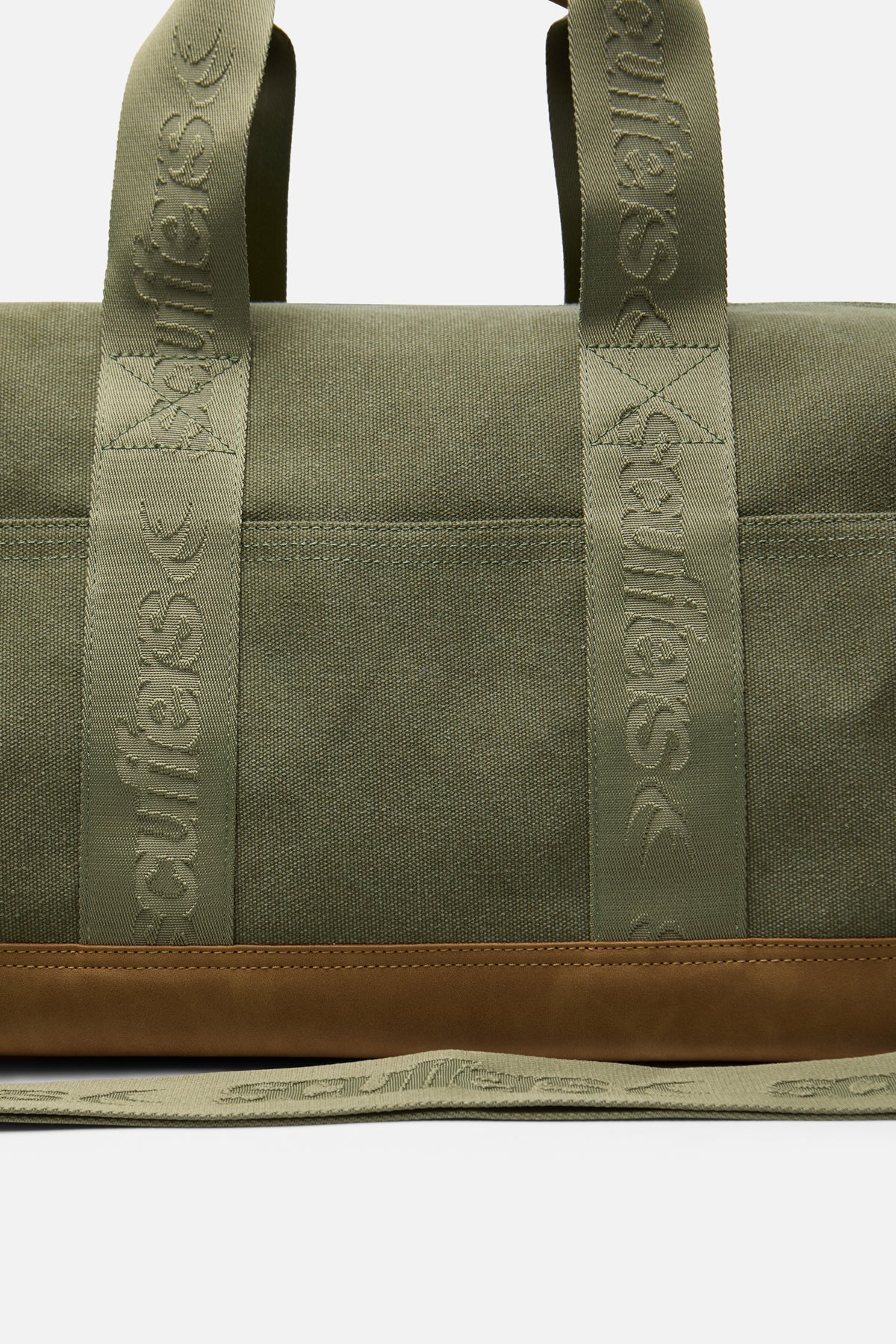 Canvas Green Duffle Bag - Image 9