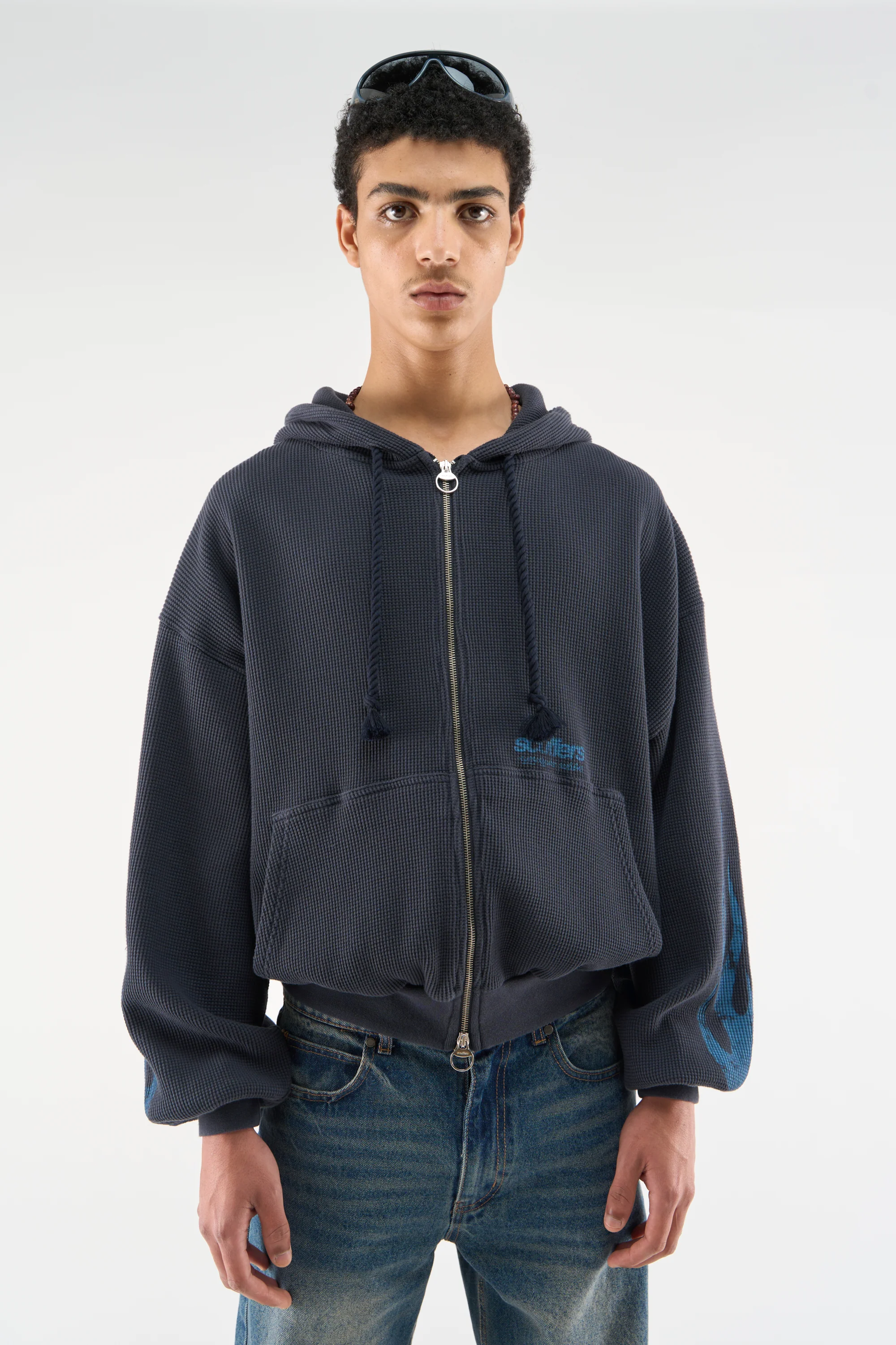 Flame Navy Zipper - Image 3