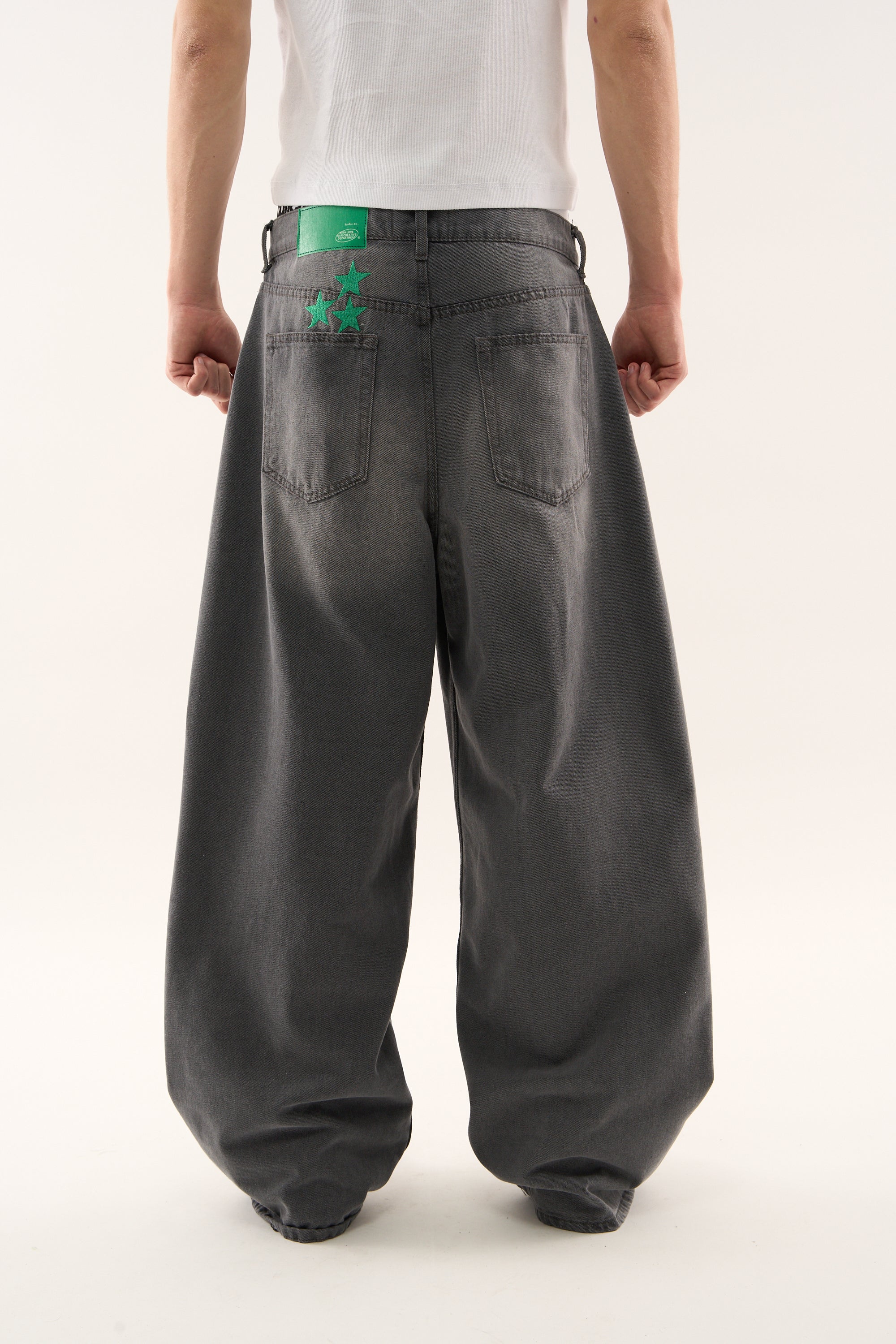 Jumbo Pants Washed Grey - Image 2