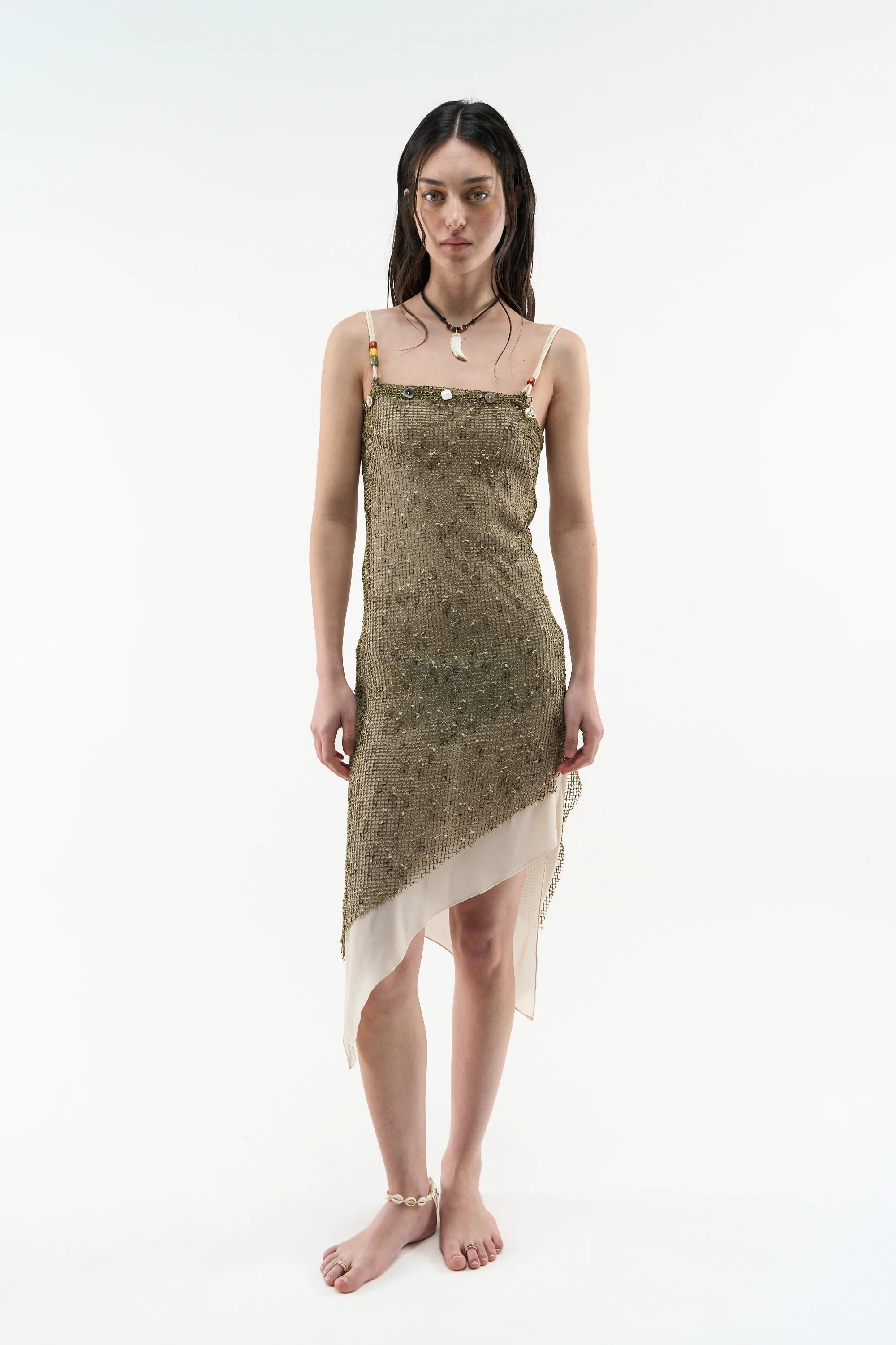 Kaya Ecru Dress - Image 3