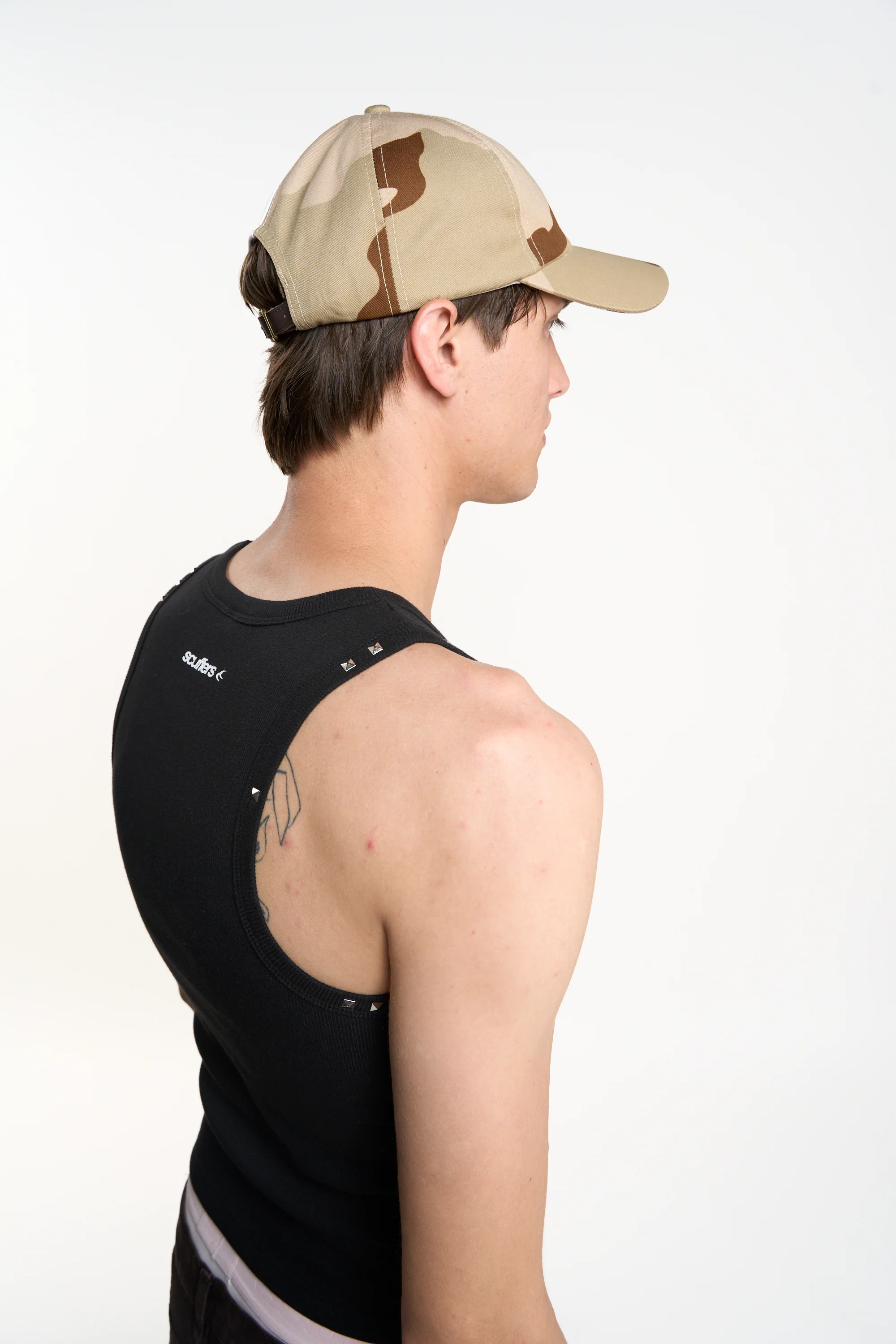 Marlon Camo Beige Cap - Image 7