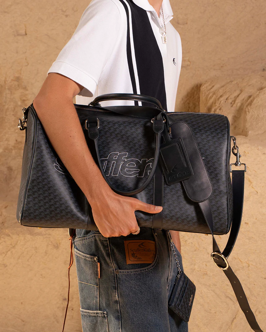 Monogram Navy Duffle Bag - Image 2