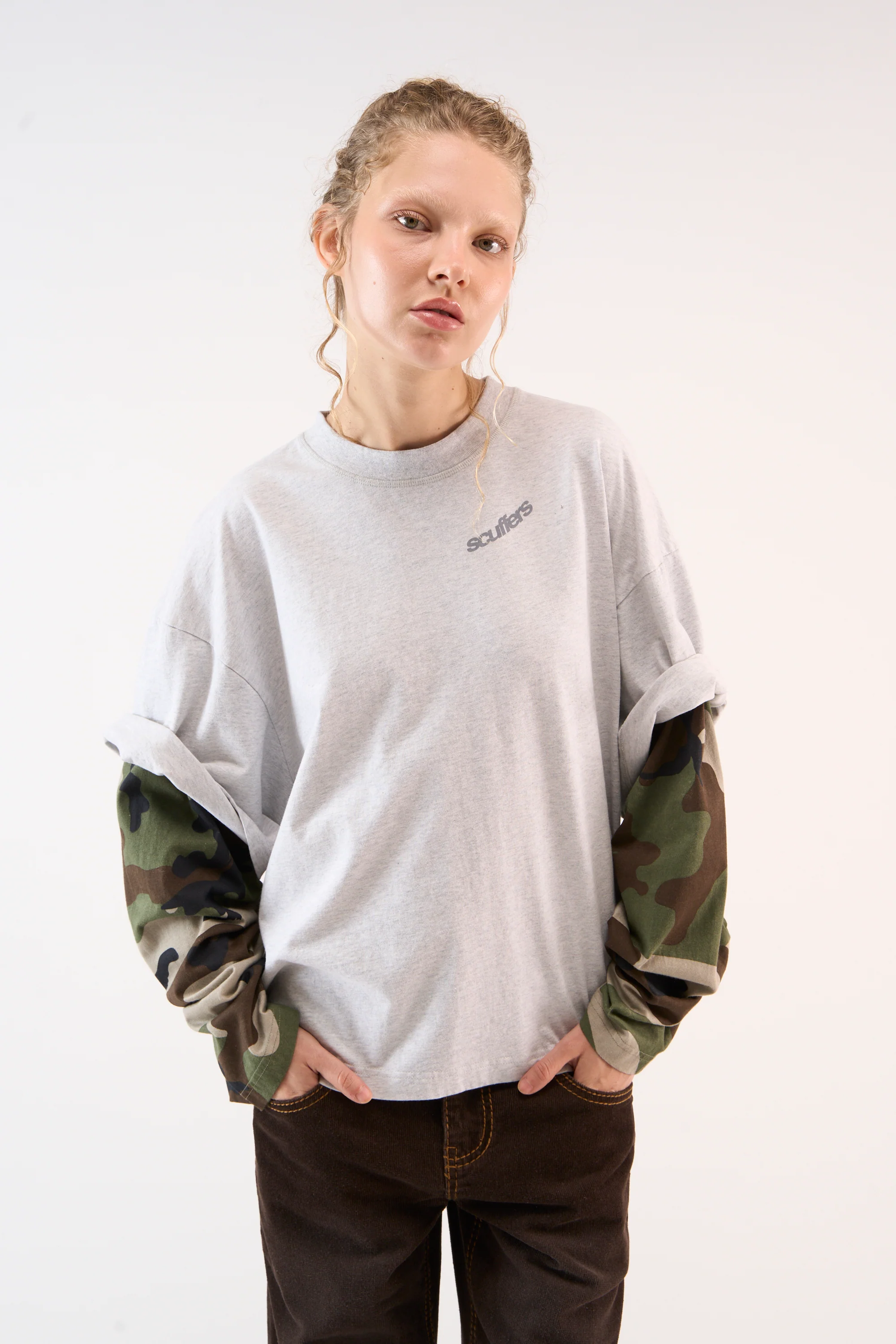 New Kurtis Grey Melange Longsleeve - Image 2