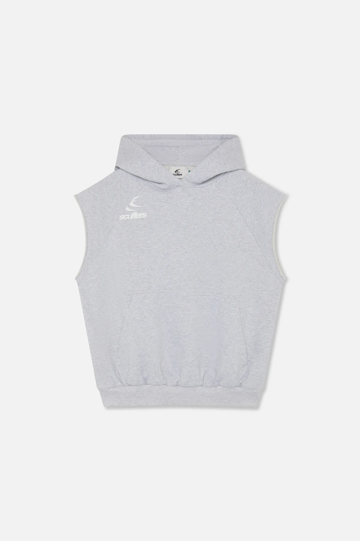 No Gym Grey Melange Hoodie - Image 6