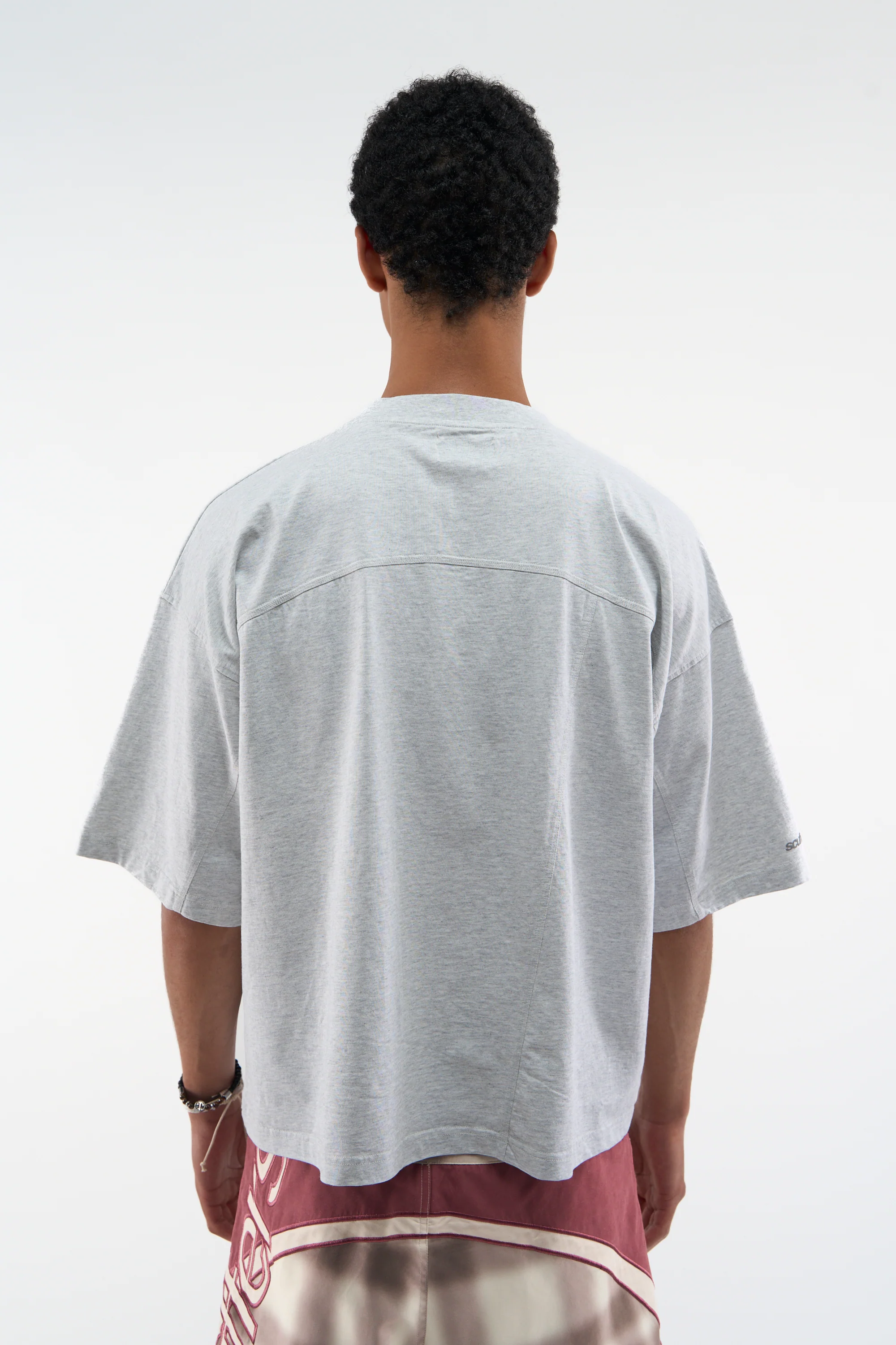 Original Grey Melange T-Shirt - Image 3