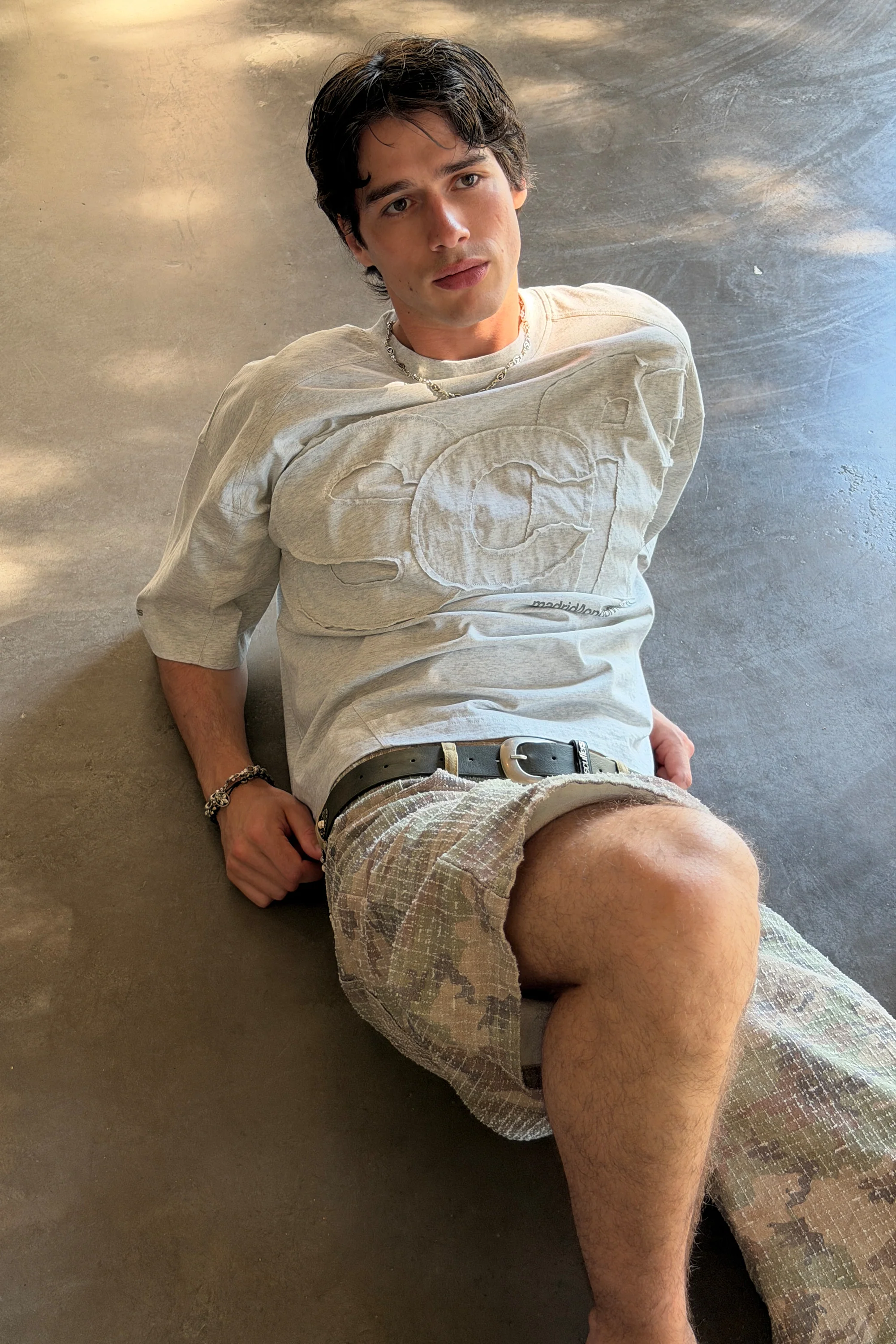 Original Grey Melange T-Shirt - Image 4