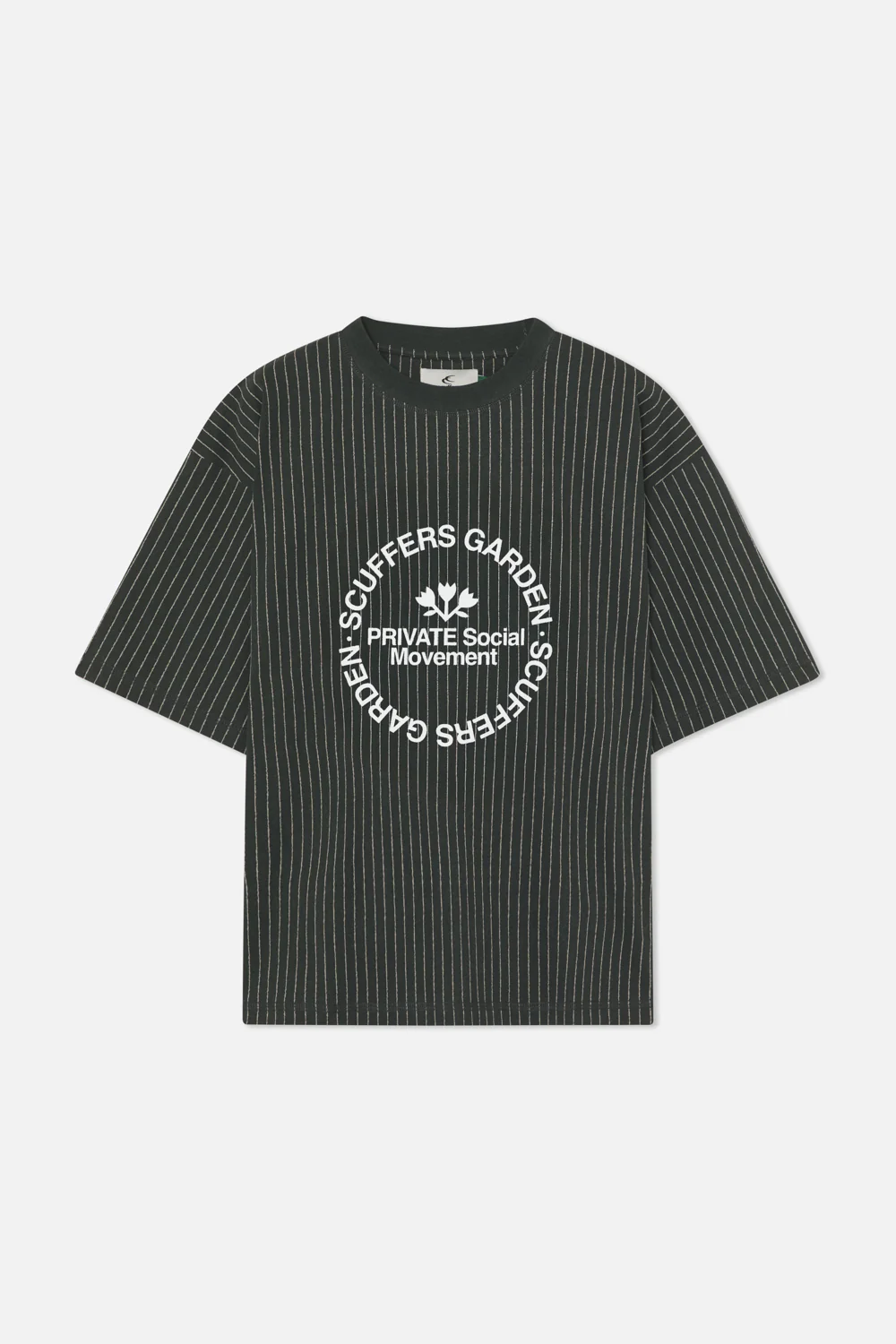 Pinstripe Green T-Shirt