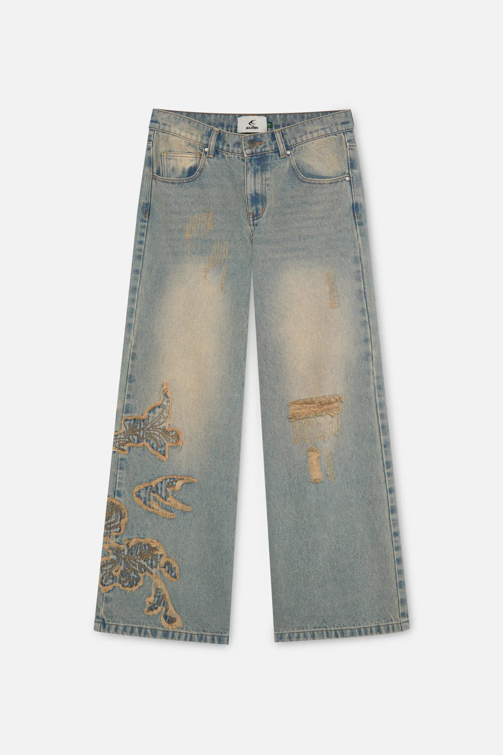 Rose Washed Blue Pants - Image 7