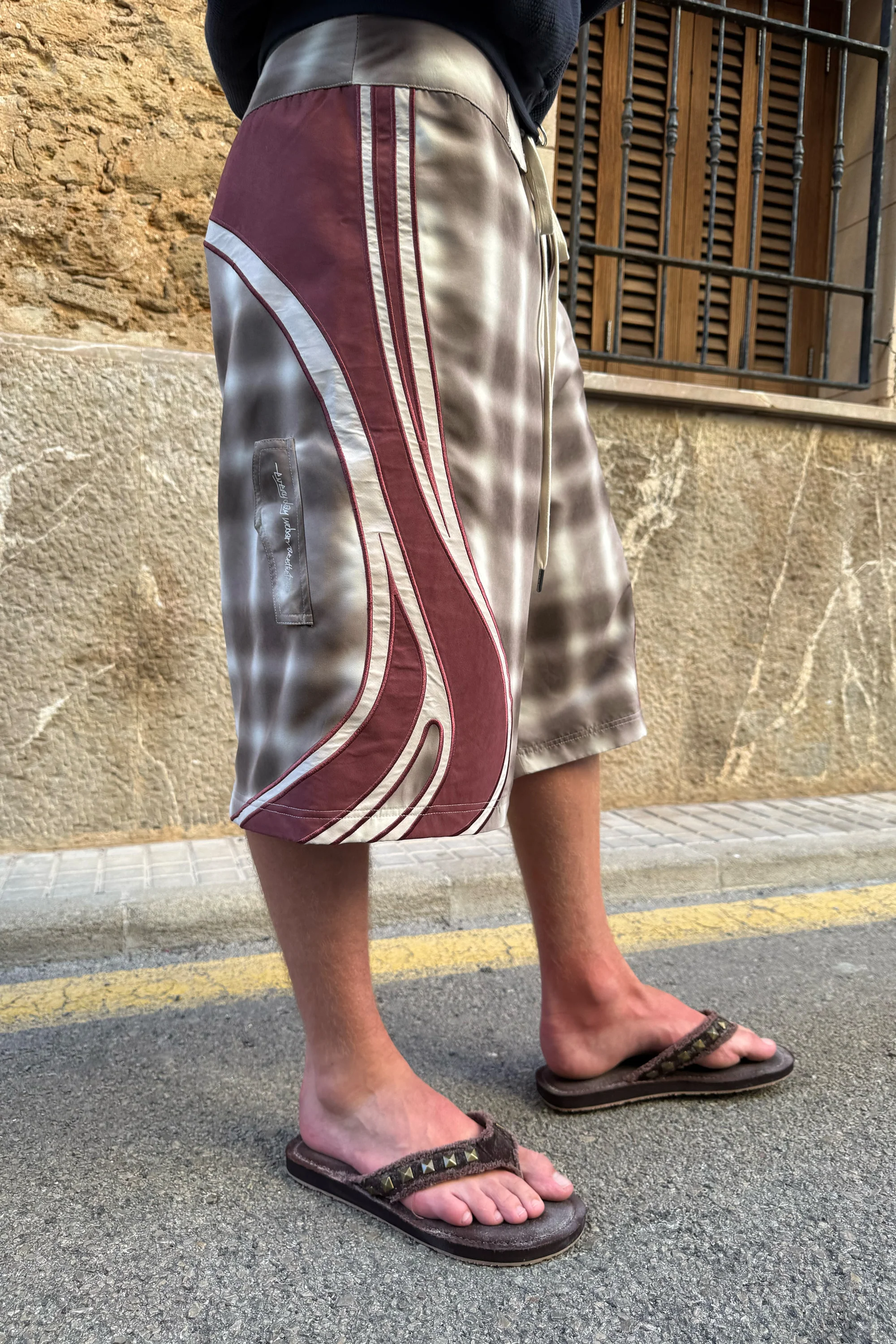 Scff Burgundy Sandals - Image 9