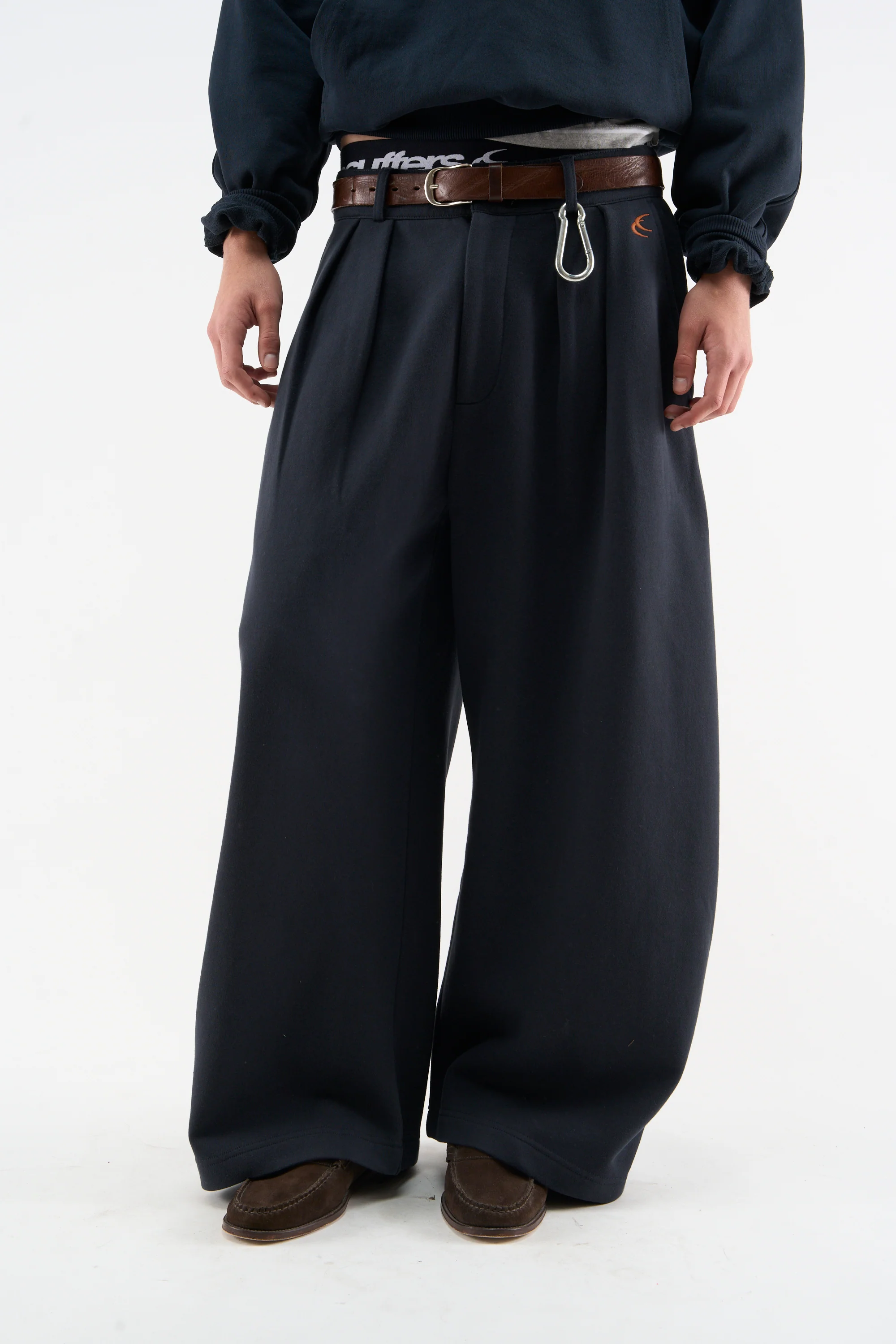 Shell Navy Blue Sweatpants