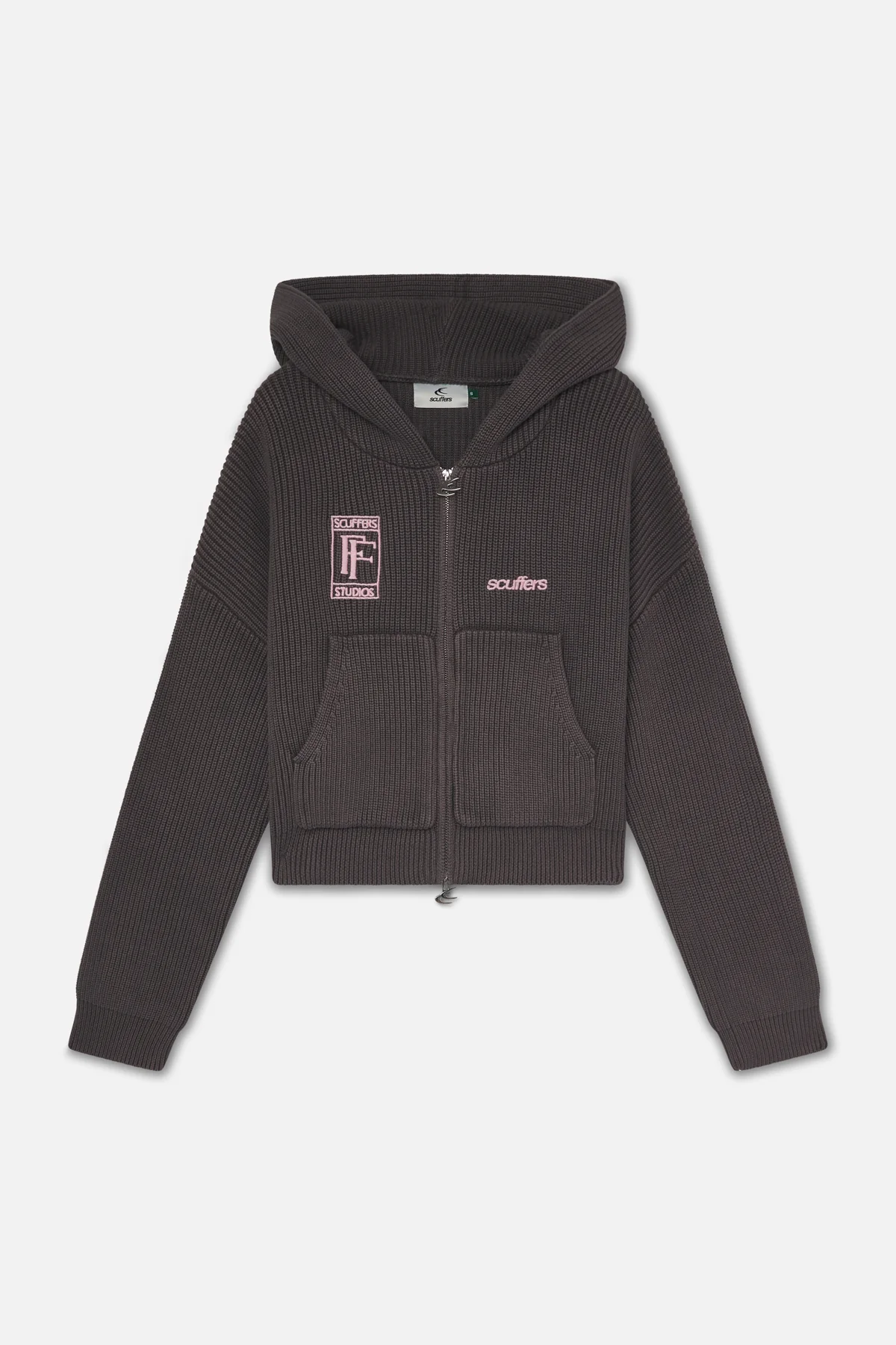 Signal Brown Knit Zipper