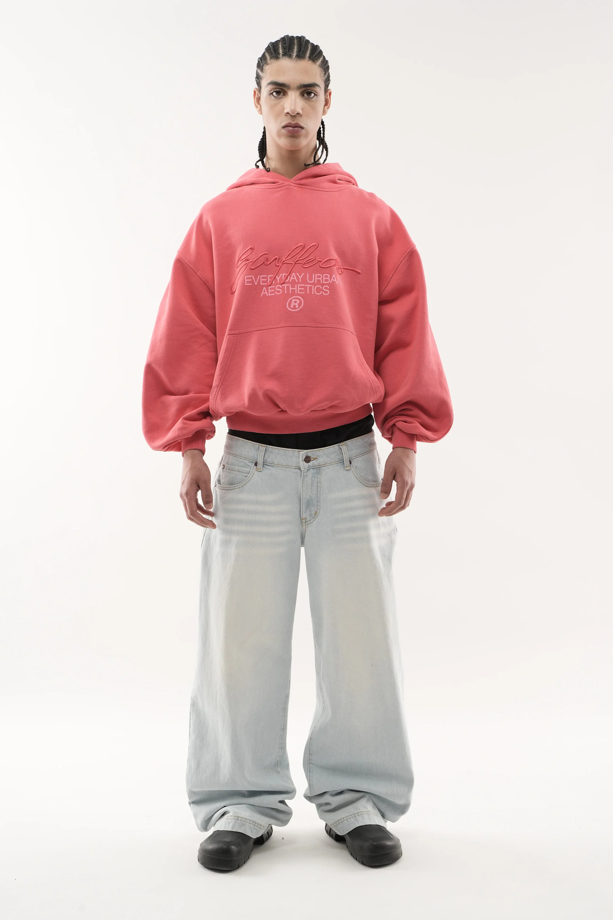 Signature Light Red Hoodie - Image 2
