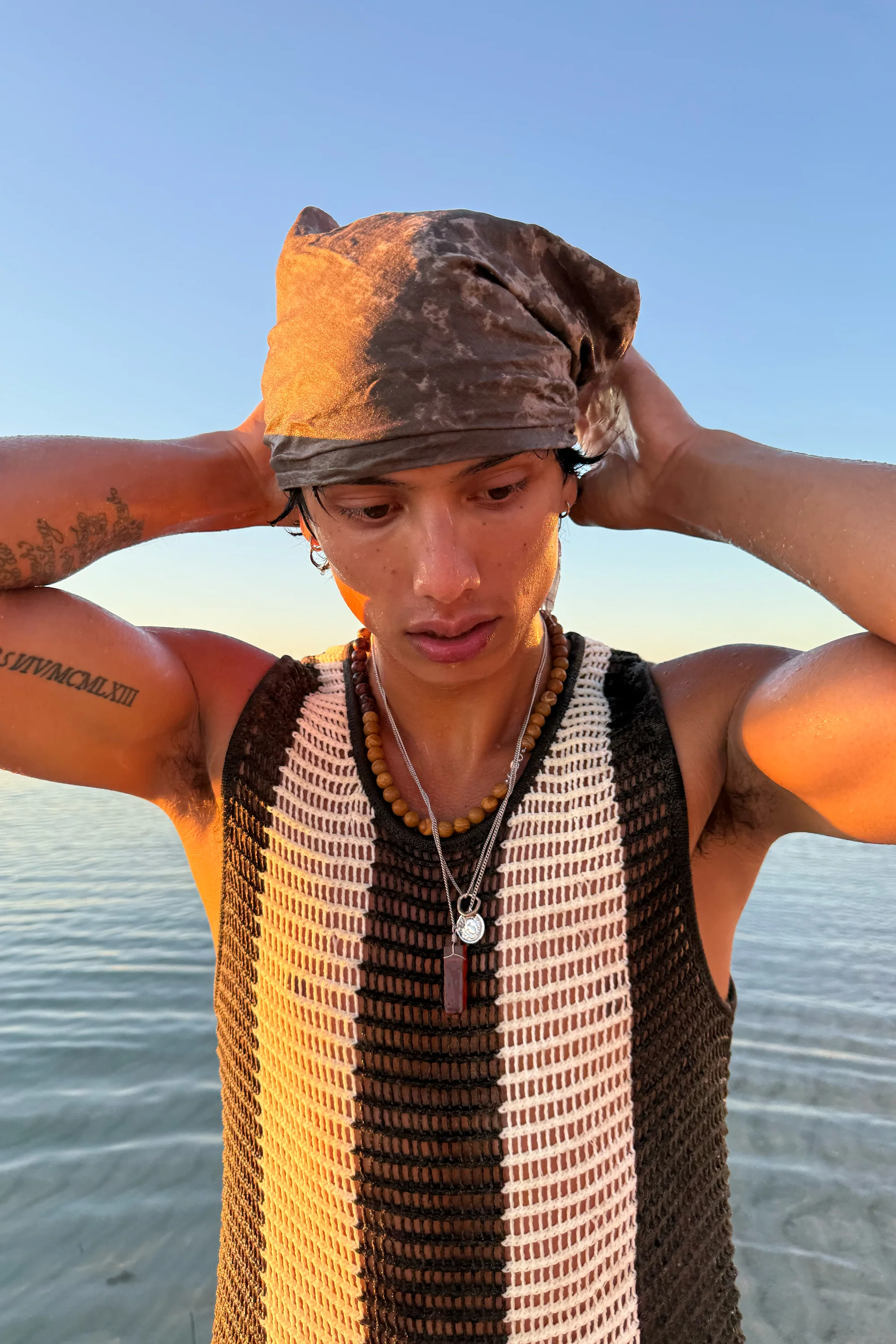 Spider Ecru Tank Top - Image 5