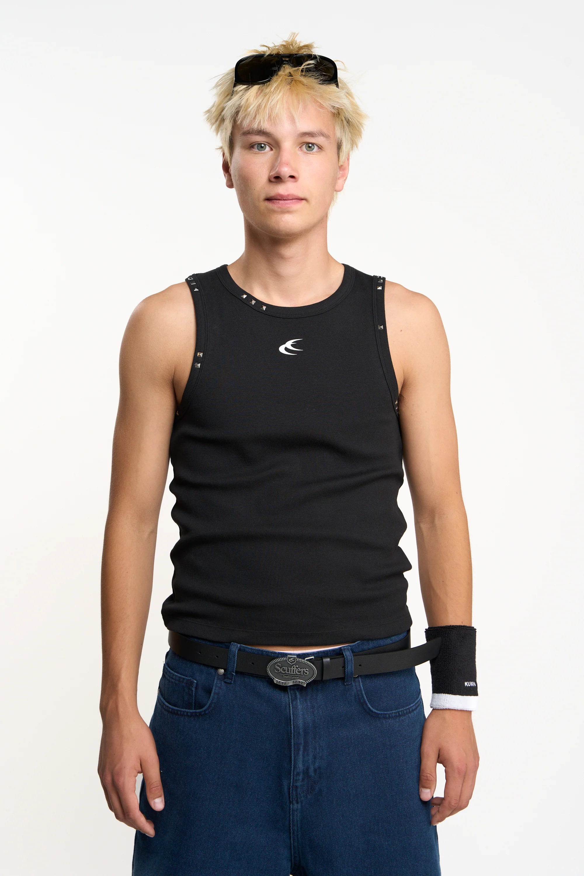 Studded Black Tank Top - Image 3