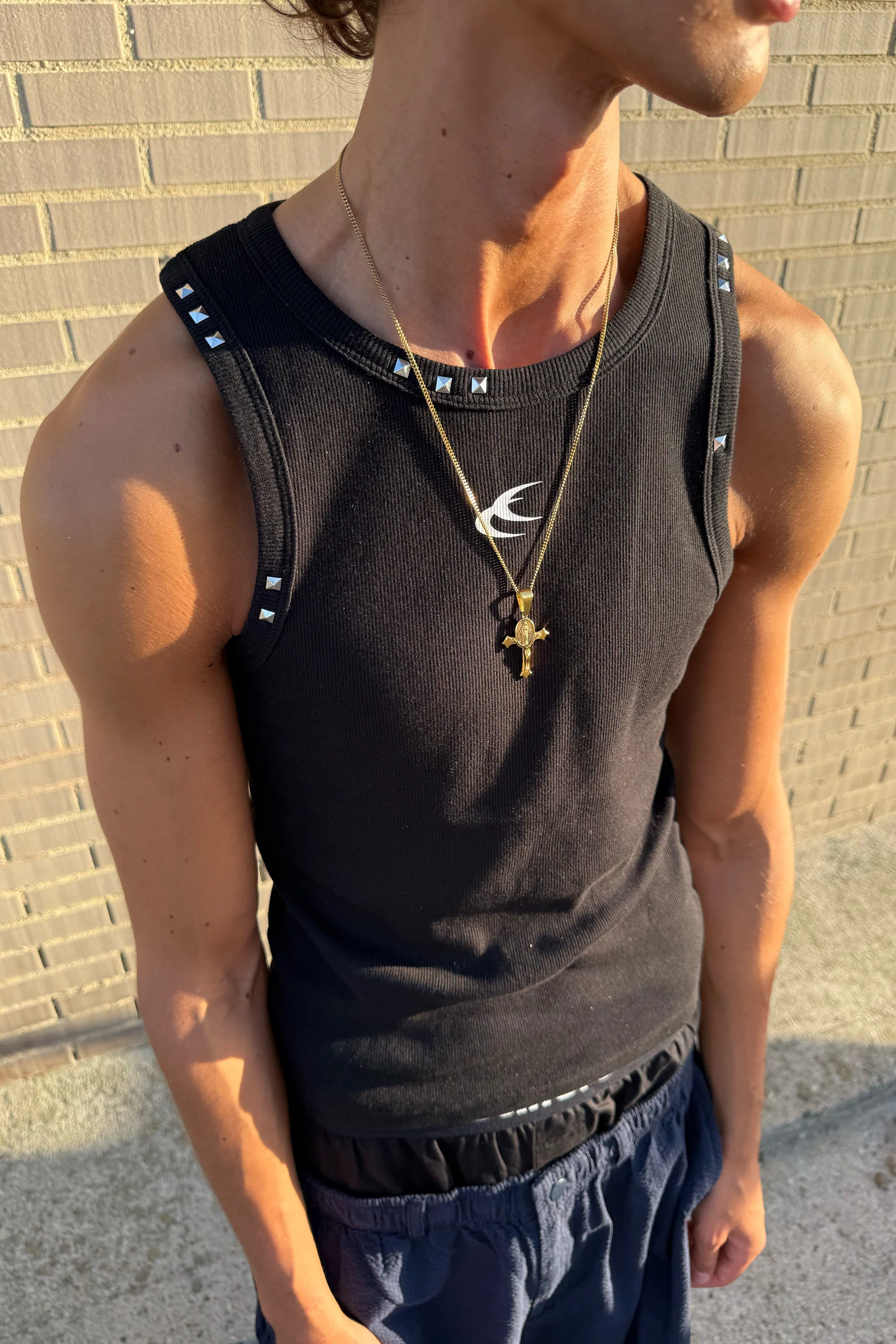 Studded Black Tank Top - Image 4