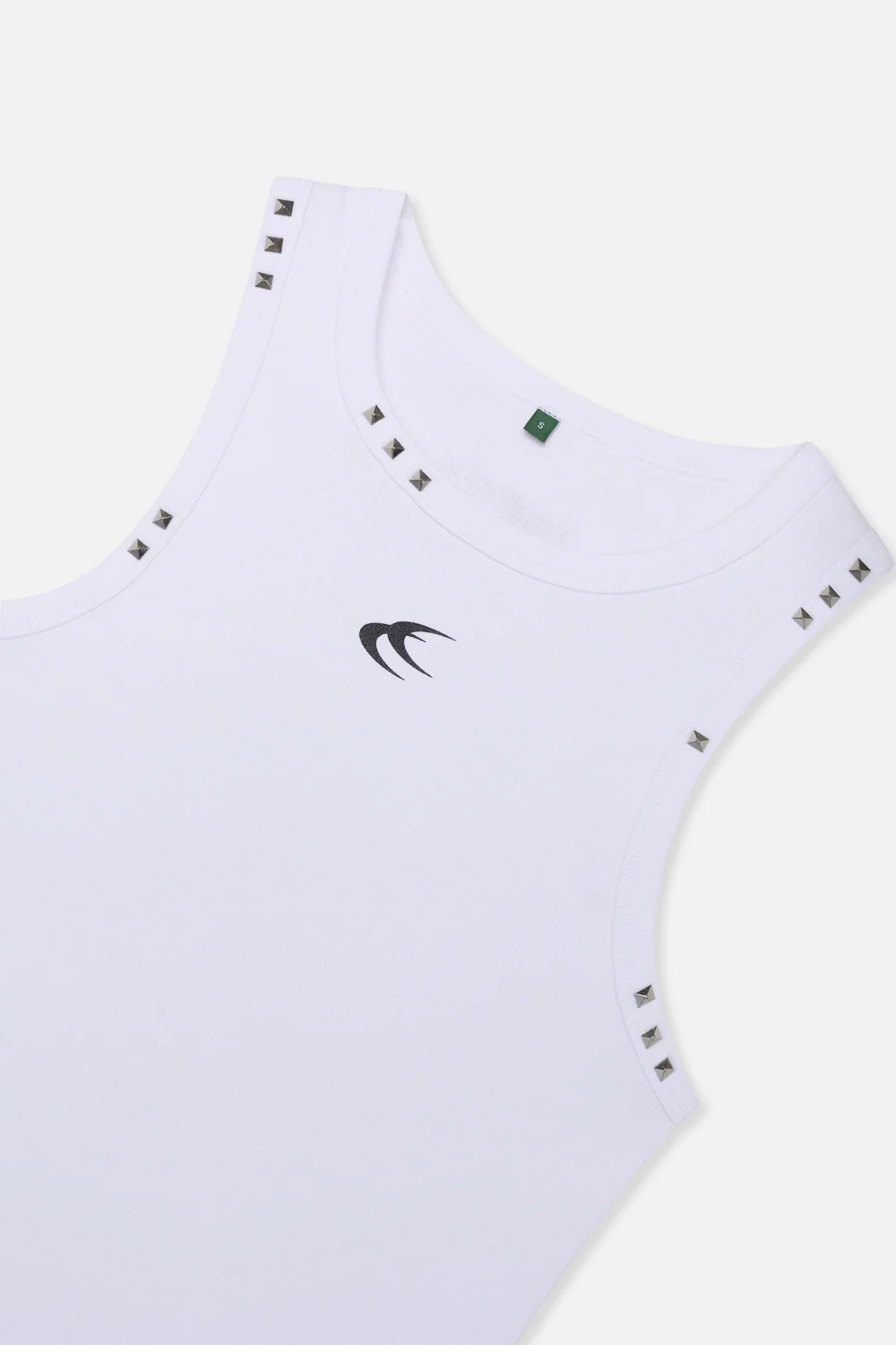 Studded White Tank Top - Image 7