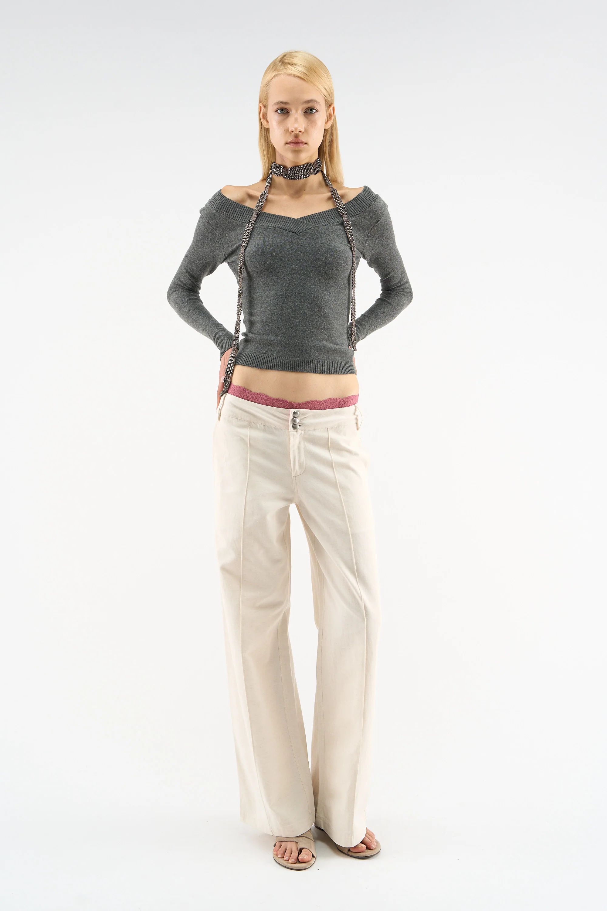 Summer Tailoring White Pants - Image 8