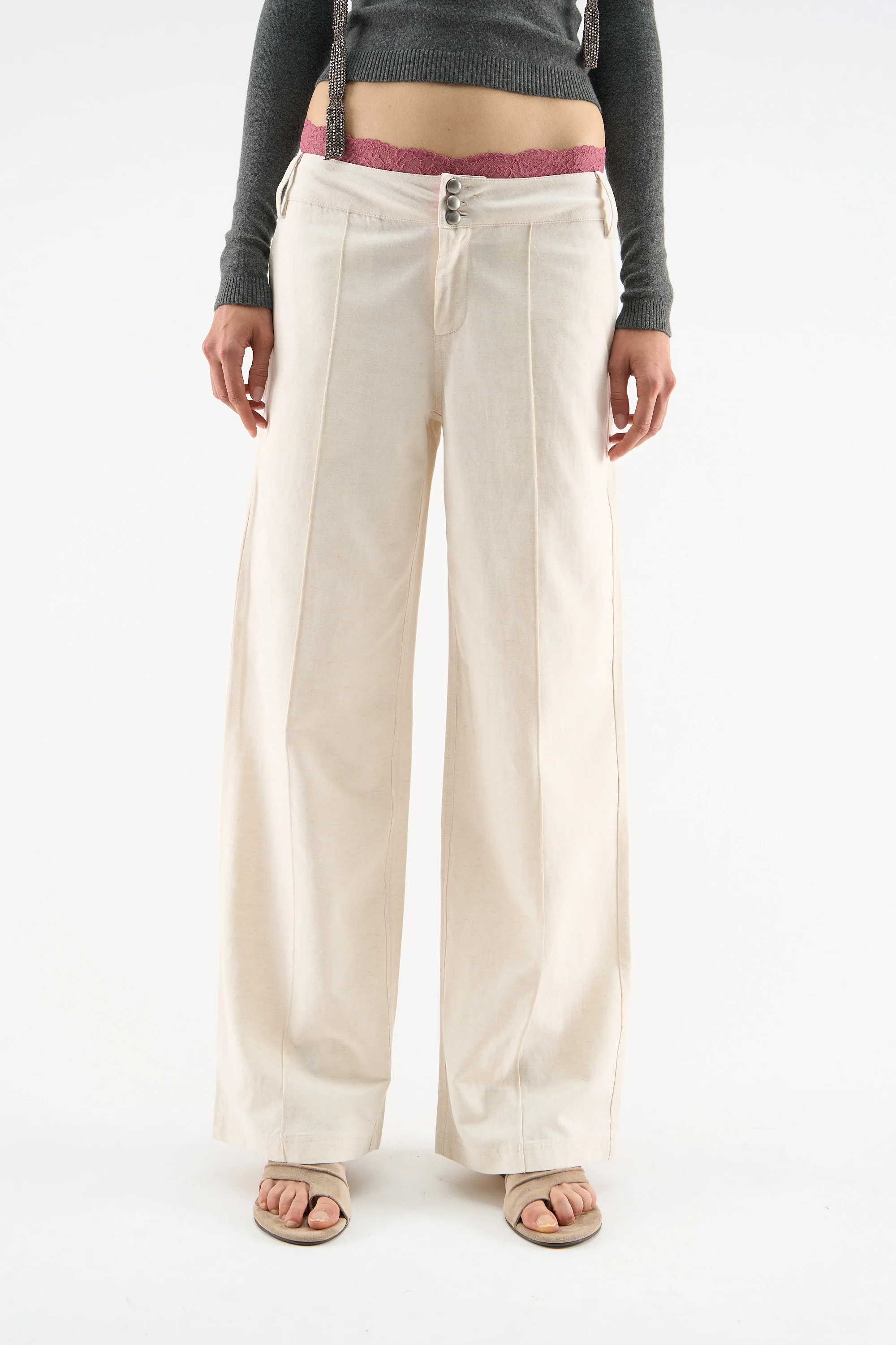 Summer Tailoring White Pants - Image 9