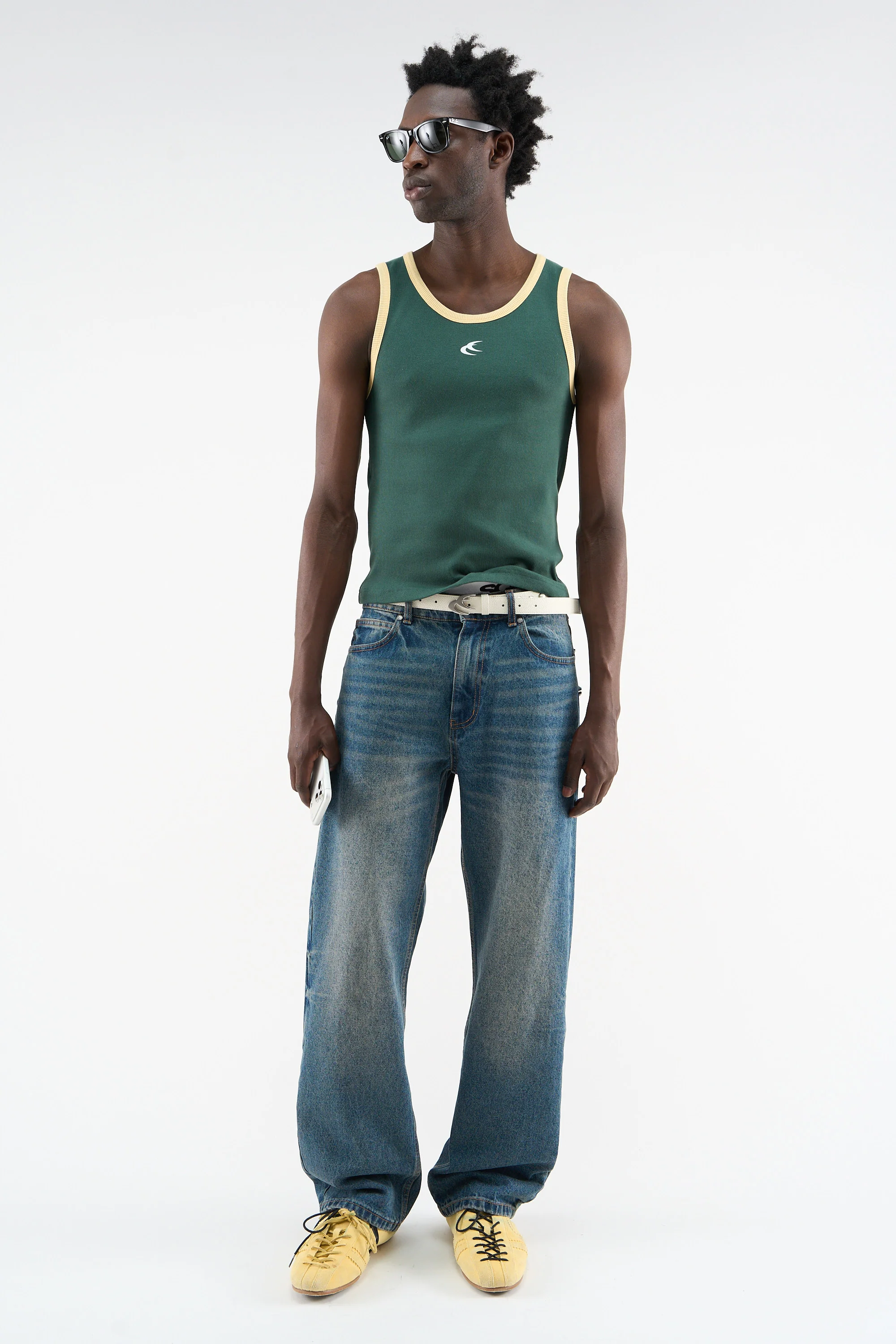 Twice Green Tank Top - Image 4