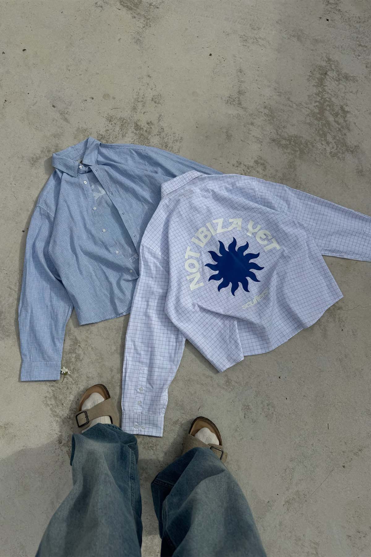 Twin Checkered Blue Shirt - Image 7