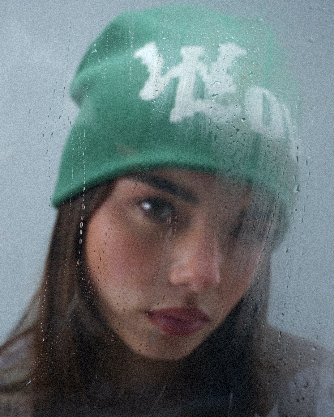With Love Green Beanie - Image 2