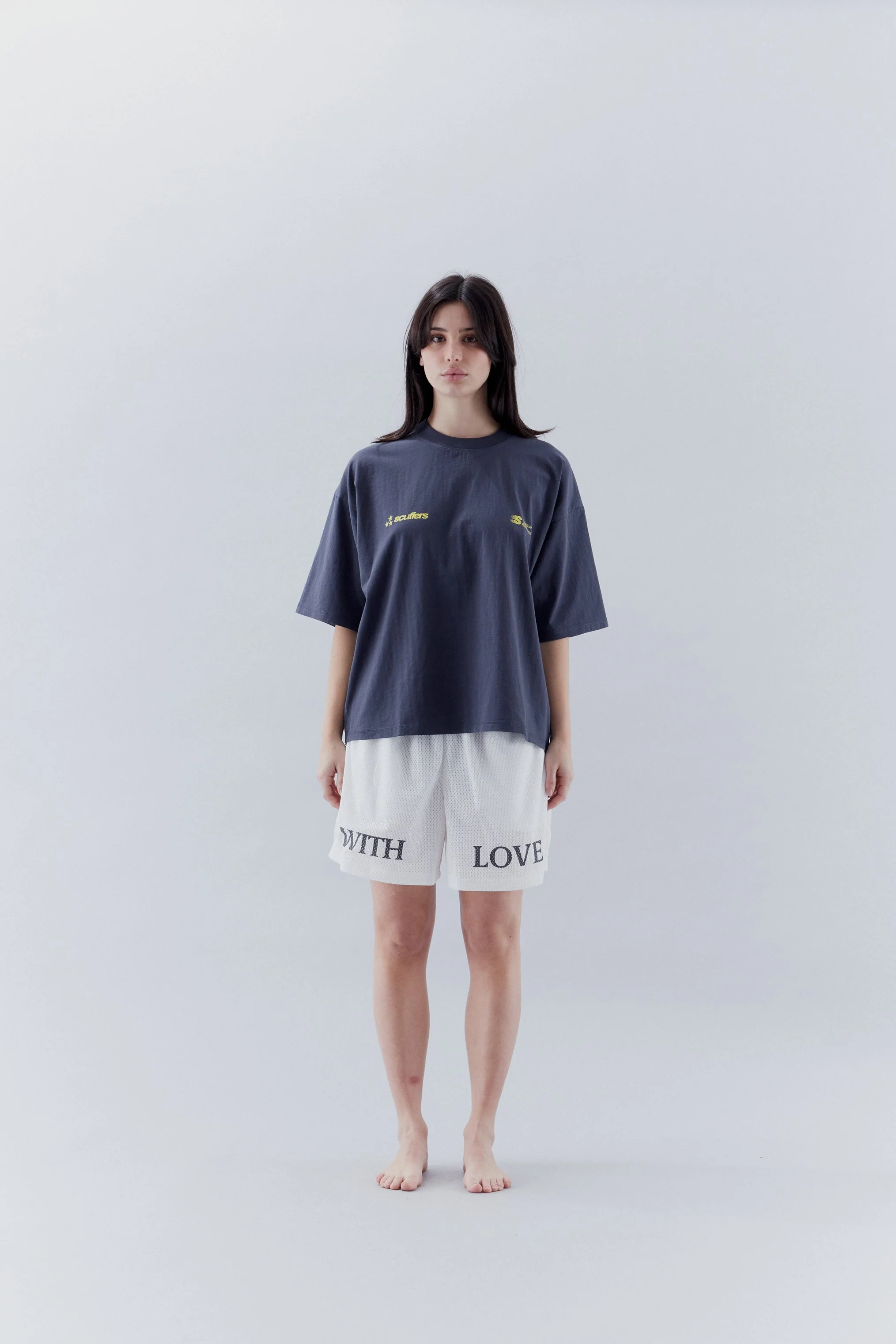 With Love Mesh White Shorts - Image 7