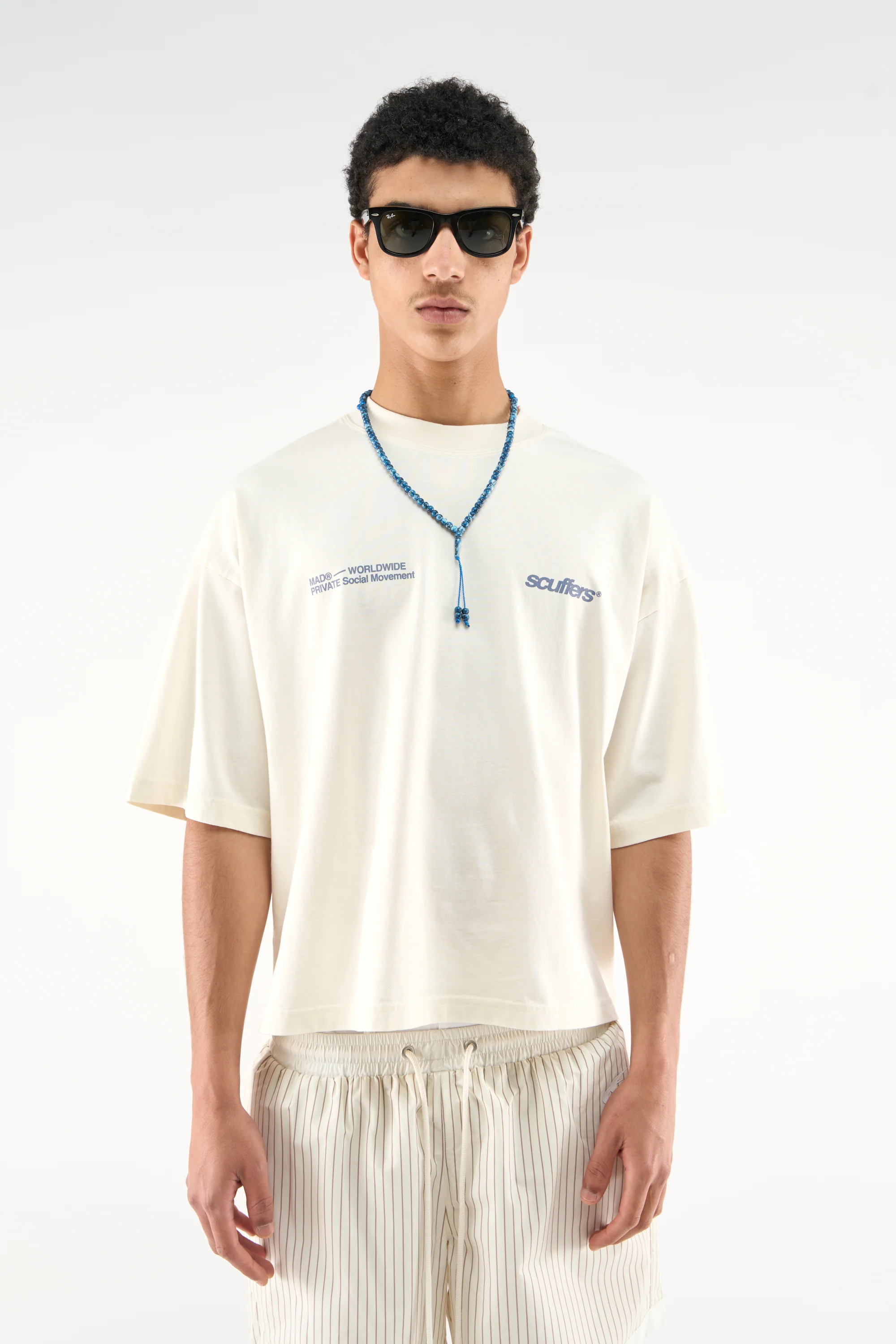 Worldwide Ecru T-Shirt - Image 3