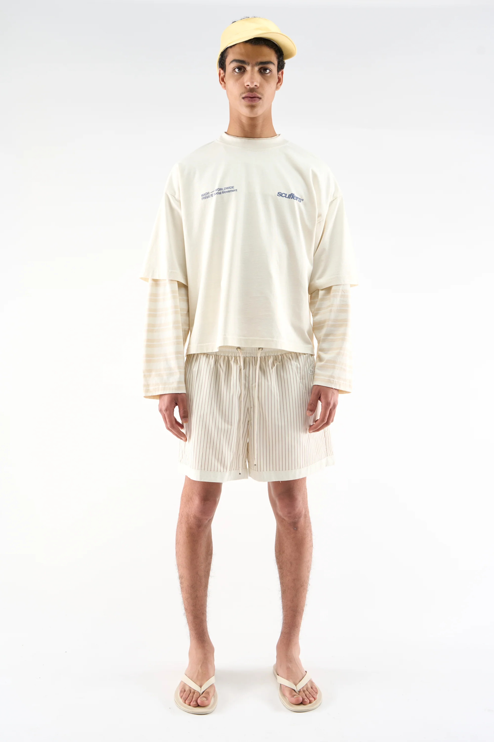 Worldwide Ecru T-Shirt - Image 4