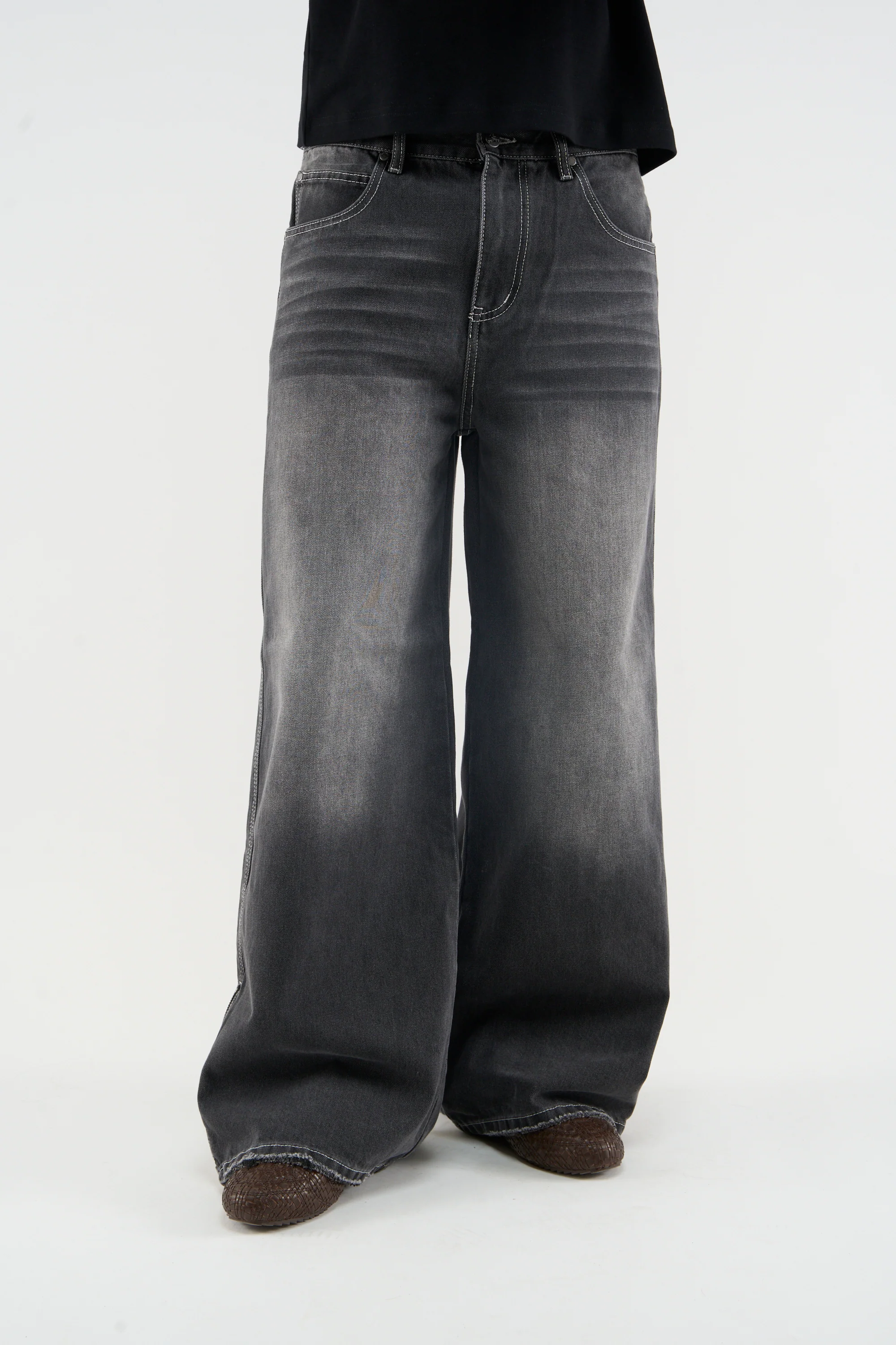 Zip Grey Pants